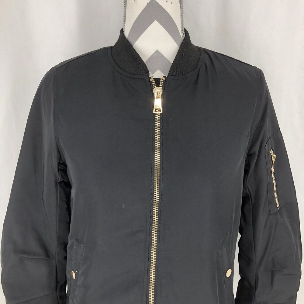 Missguided Full Zip Fleece Linded Bomber Jacket WAY4200326 US 2